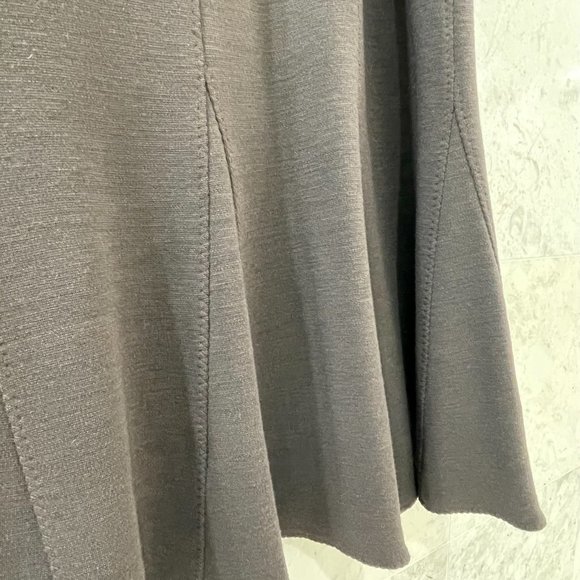 EILEEN FISHER {P/L} Tulip Skirt Chocolate Brown - Picture 3 of 6